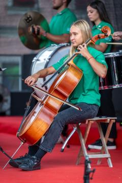 Veselo razpoloženje tudi na drugi festivalski dan Dnevov narodnih noš in oblačilne dediščine v Kamniku (5)